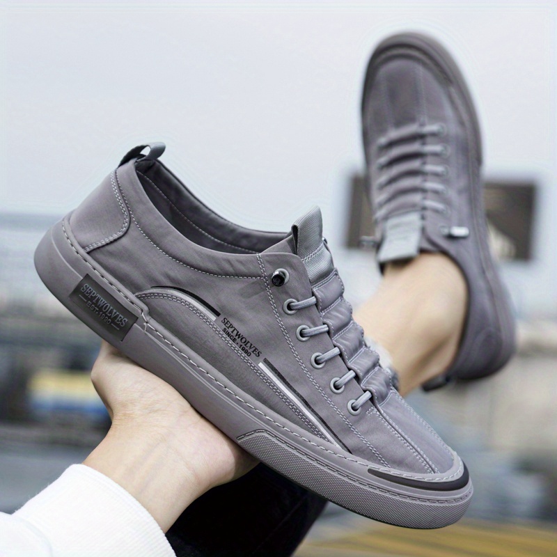 mens lace up sneakers casual walking shoes comfortable and breathable shop on temu and start saving temu details 3