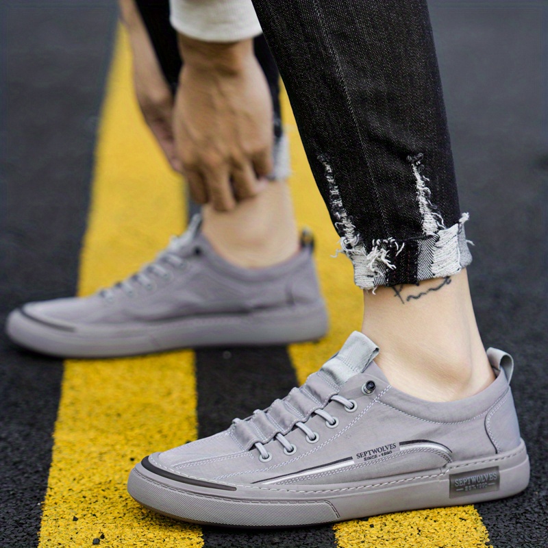 mens lace up sneakers casual walking shoes comfortable and breathable shop on temu and start saving temu details 4