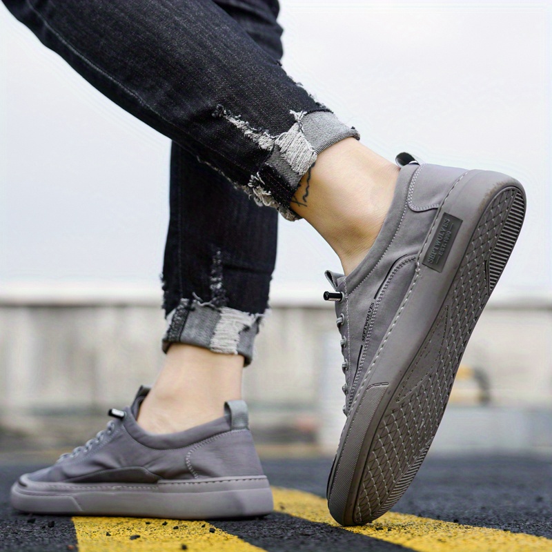 mens lace up sneakers casual walking shoes comfortable and breathable shop on temu and start saving temu details 5