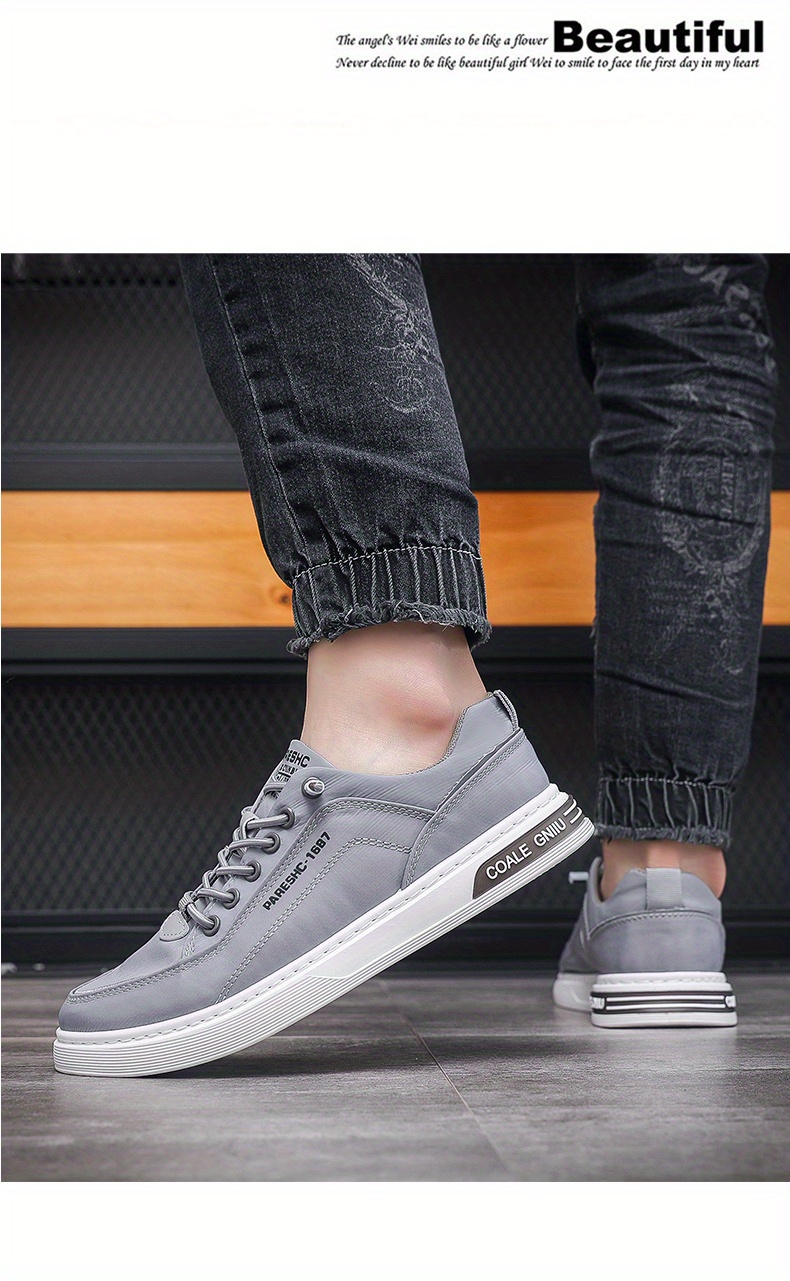 canvas skate shoes men s trendy wear resistant non slip details 3