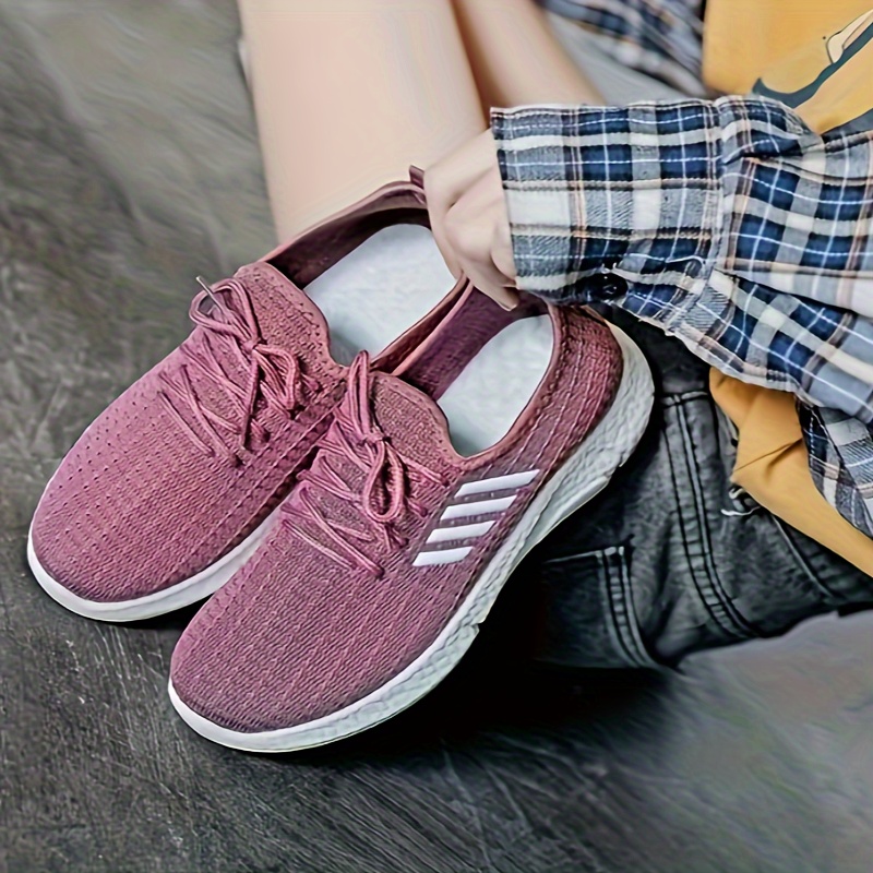 women s casual sneakers breathable lace soft sole walking details 2