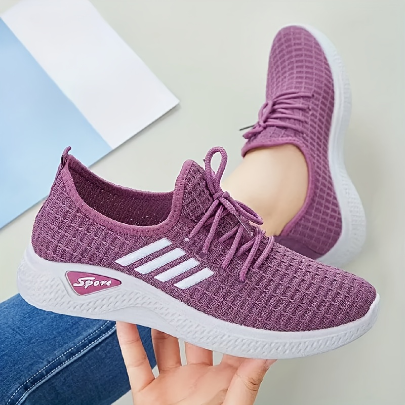 women s casual sneakers breathable lace soft sole walking details 8